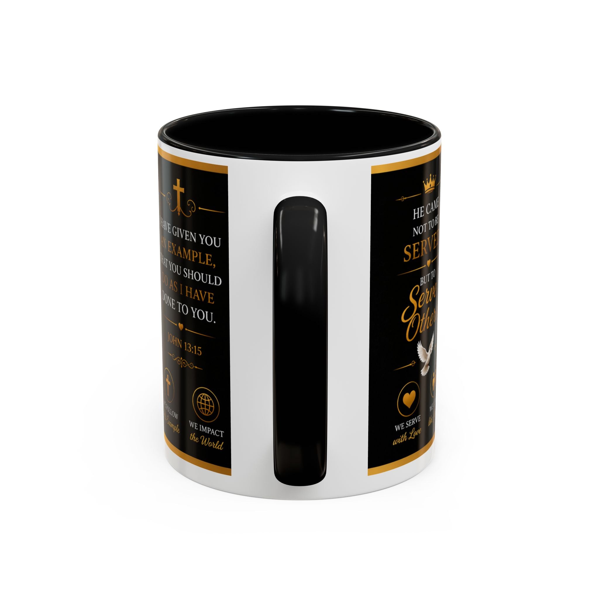 Copy of Jesus Washing Feet Coffee Mug — "I Have Given You An Example" Inspirational Christian Accent Mug