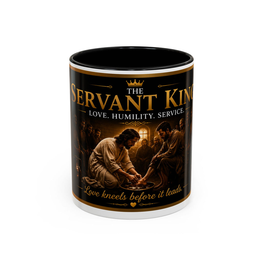 Copy of Jesus Washing Feet Coffee Mug — "I Have Given You An Example" Inspirational Christian Accent Mug