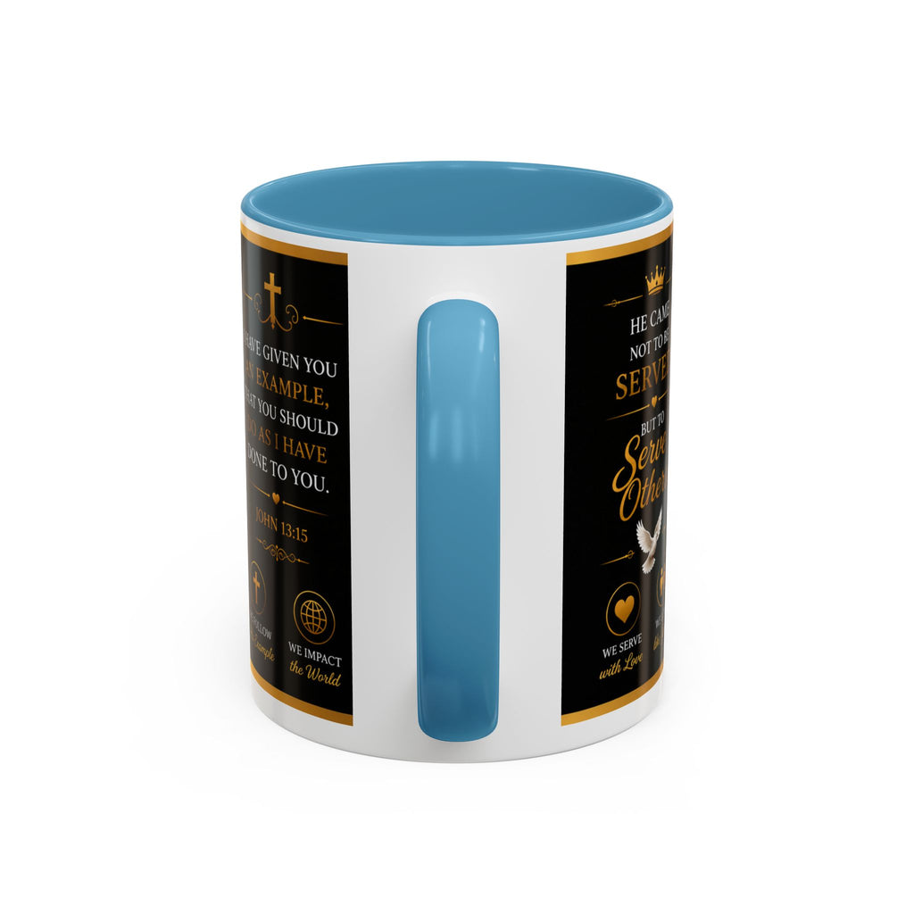 Copy of Jesus Washing Feet Coffee Mug — "I Have Given You An Example" Inspirational Christian Accent Mug
