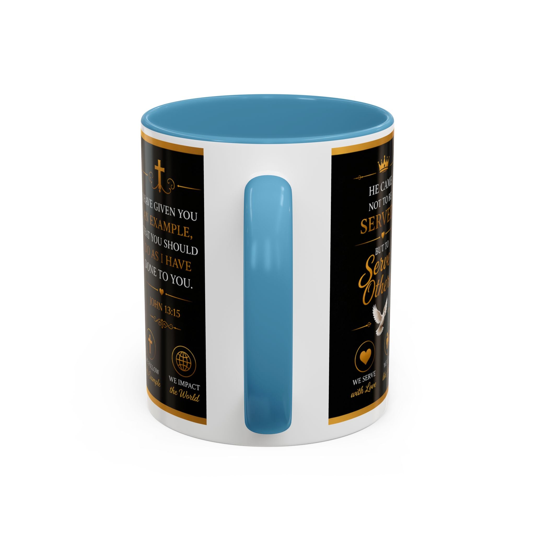 Copy of Jesus Washing Feet Coffee Mug — "I Have Given You An Example" Inspirational Christian Accent Mug