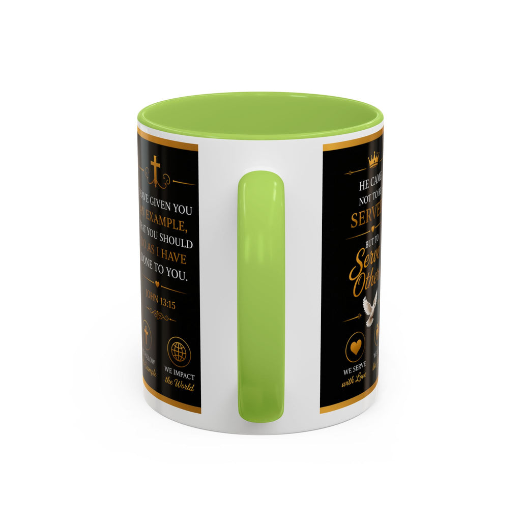 Copy of Jesus Washing Feet Coffee Mug — "I Have Given You An Example" Inspirational Christian Accent Mug