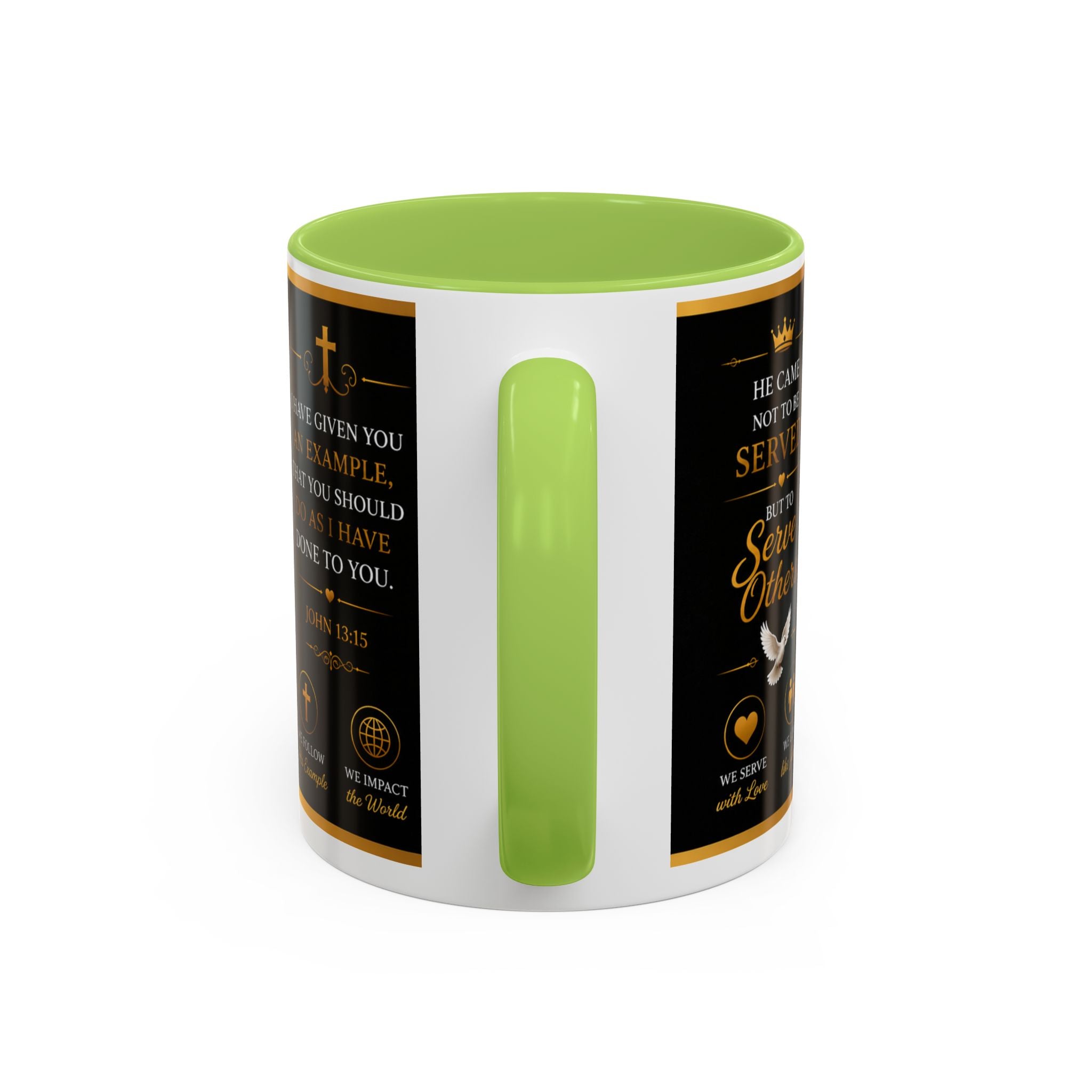 Copy of Jesus Washing Feet Coffee Mug — "I Have Given You An Example" Inspirational Christian Accent Mug