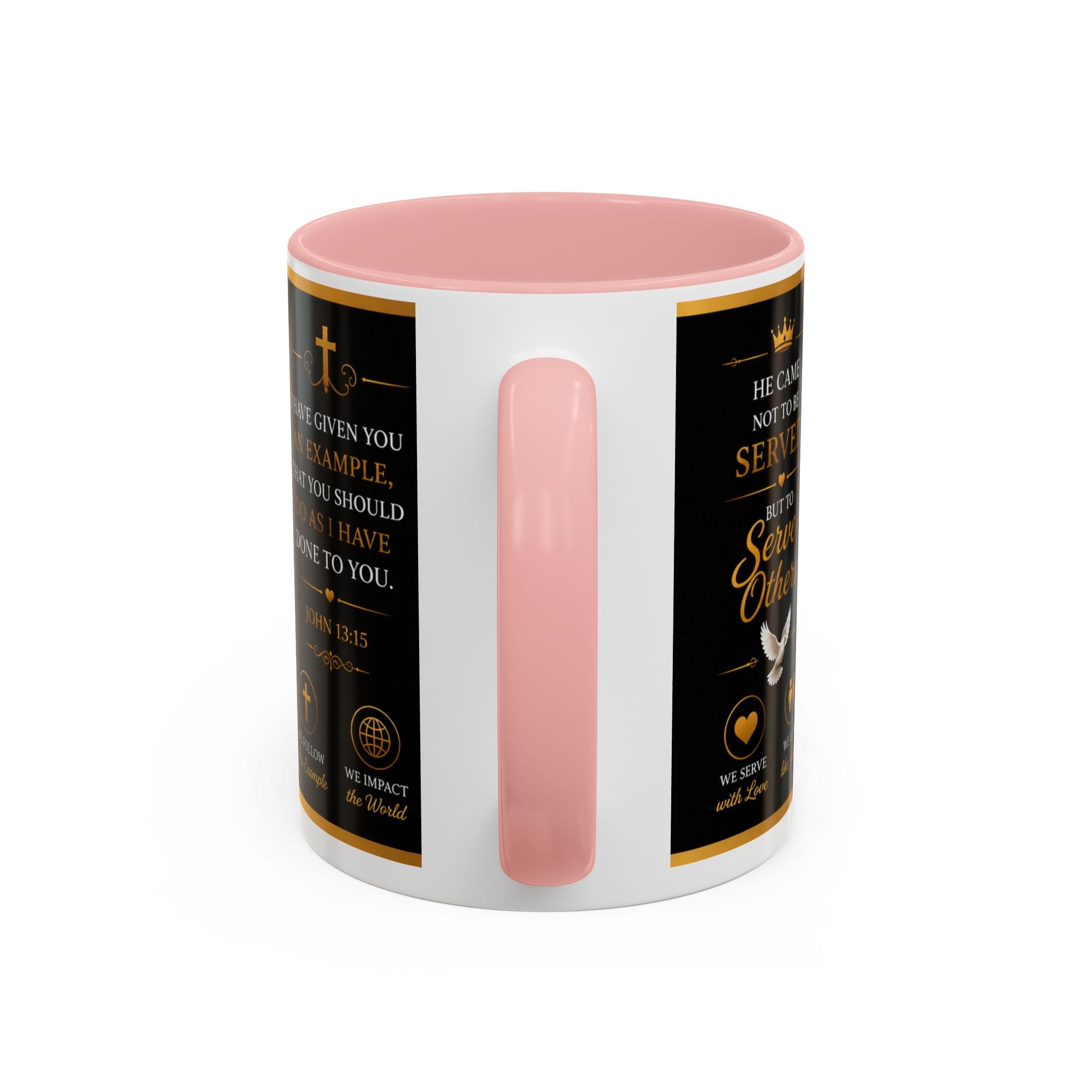 Copy of Jesus Washing Feet Coffee Mug — "I Have Given You An Example" Inspirational Christian Accent Mug