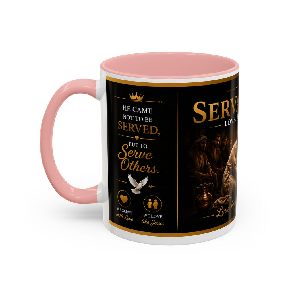 Copy of Jesus Washing Feet Coffee Mug — "I Have Given You An Example" Inspirational Christian Accent Mug