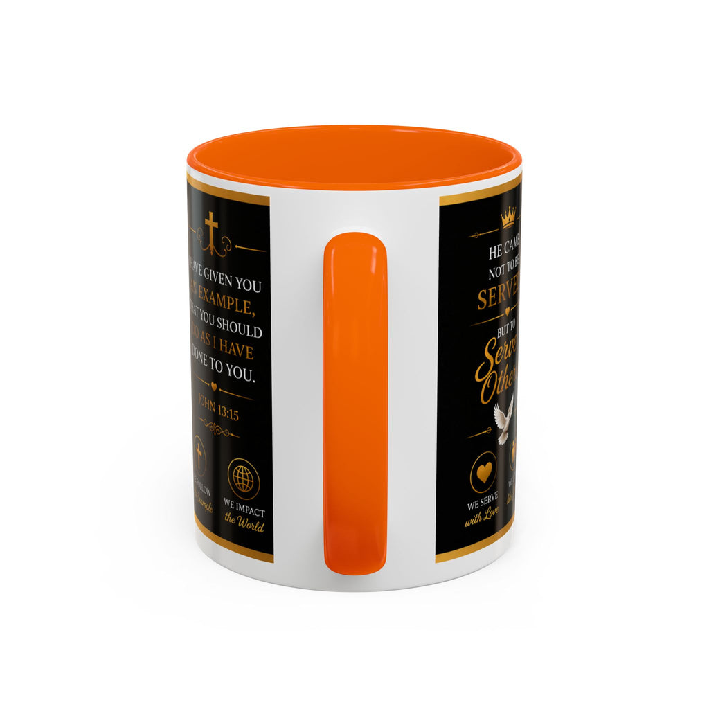 Copy of Jesus Washing Feet Coffee Mug — "I Have Given You An Example" Inspirational Christian Accent Mug