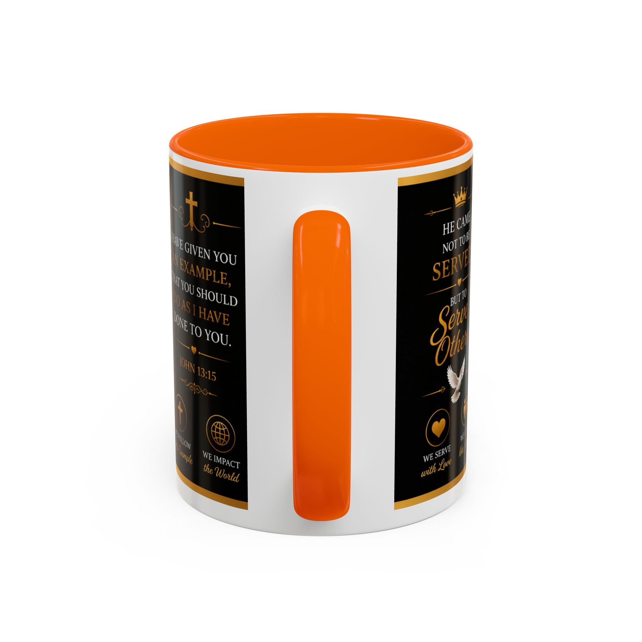Copy of Jesus Washing Feet Coffee Mug — "I Have Given You An Example" Inspirational Christian Accent Mug