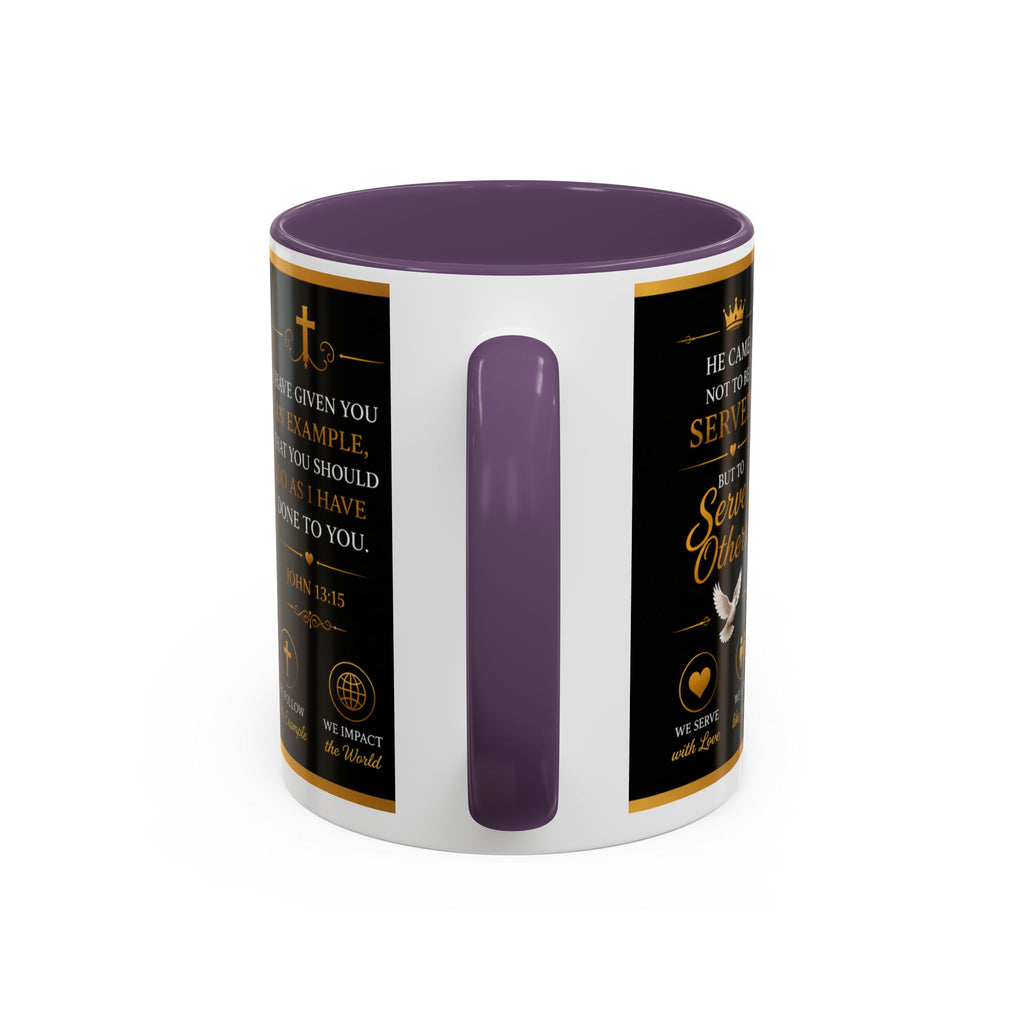 Copy of Jesus Washing Feet Coffee Mug — "I Have Given You An Example" Inspirational Christian Accent Mug