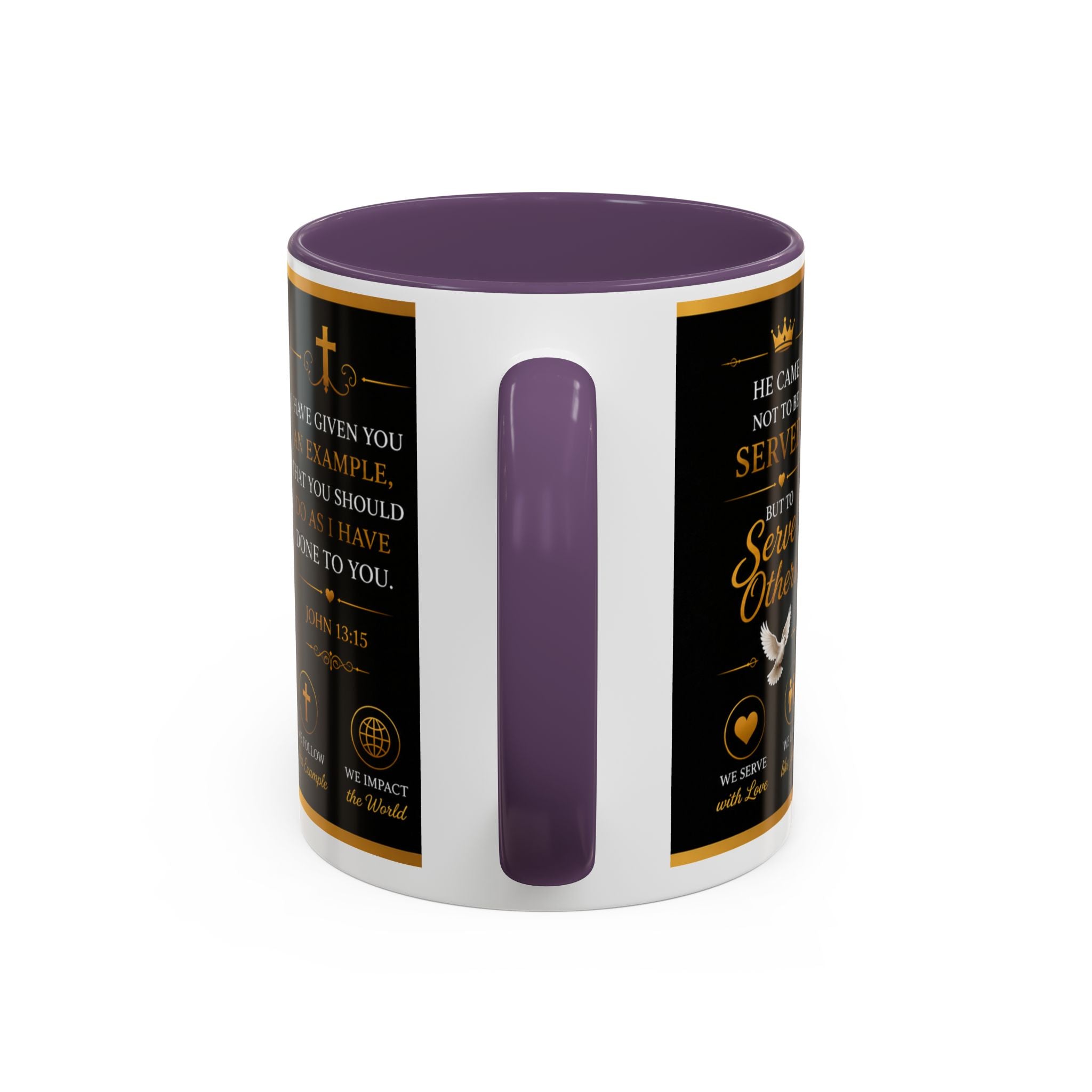 Copy of Jesus Washing Feet Coffee Mug — "I Have Given You An Example" Inspirational Christian Accent Mug