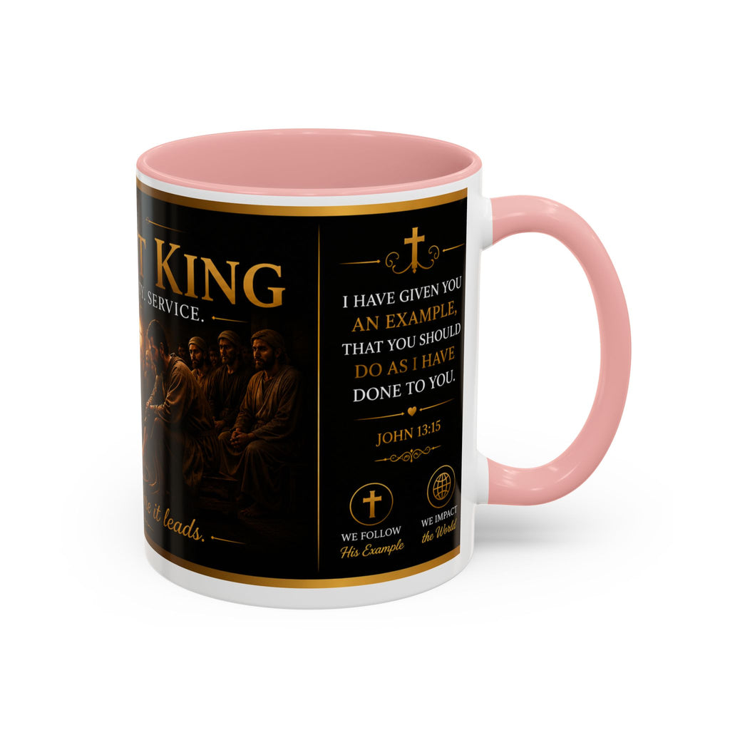 Copy of Jesus Washing Feet Coffee Mug — "I Have Given You An Example" Inspirational Christian Accent Mug