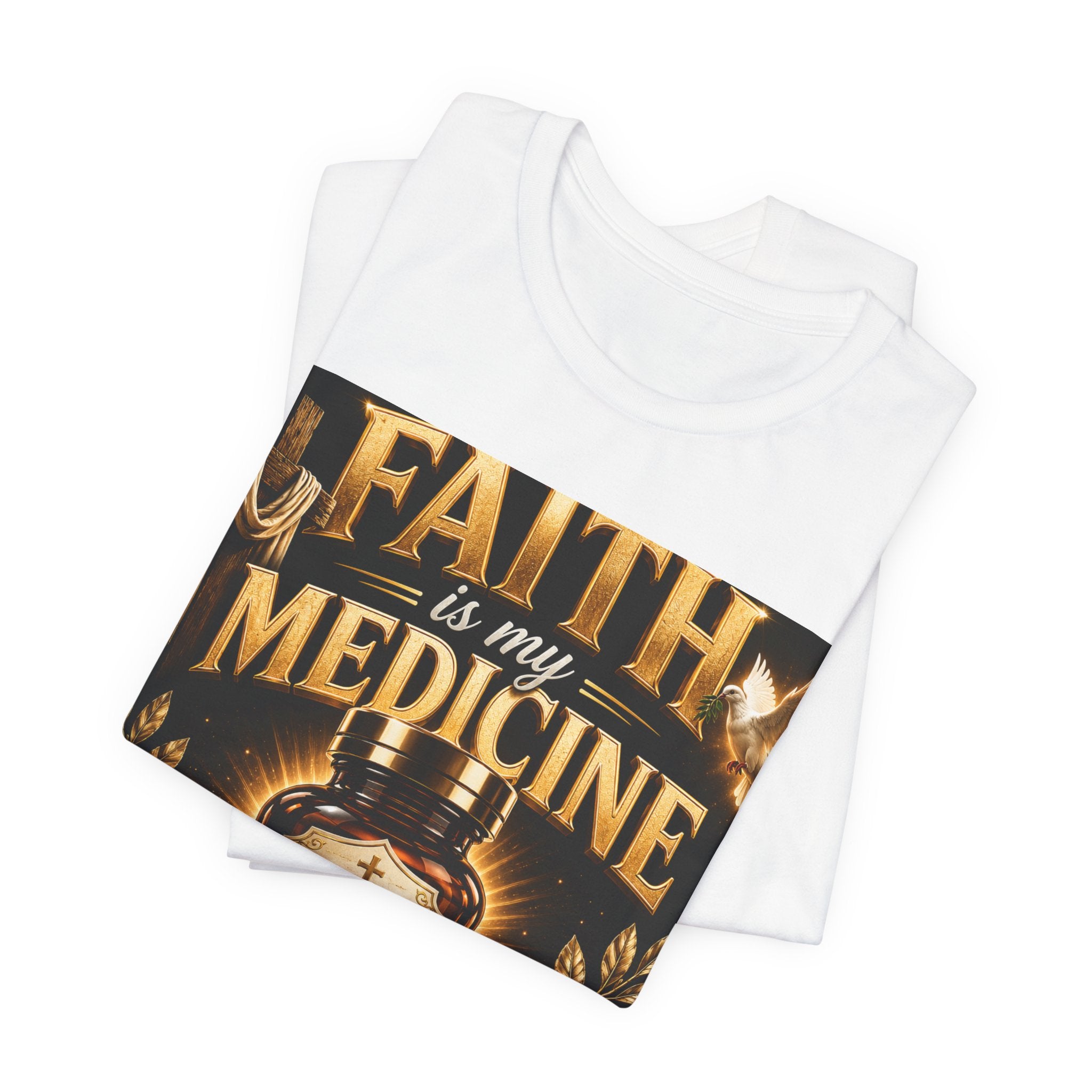 Faith Is My Medicine™  Christian Inspirational T-Shirt  Jeremiah 30:17
