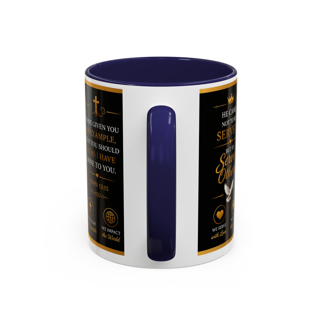 Copy of Jesus Washing Feet Coffee Mug — "I Have Given You An Example" Inspirational Christian Accent Mug
