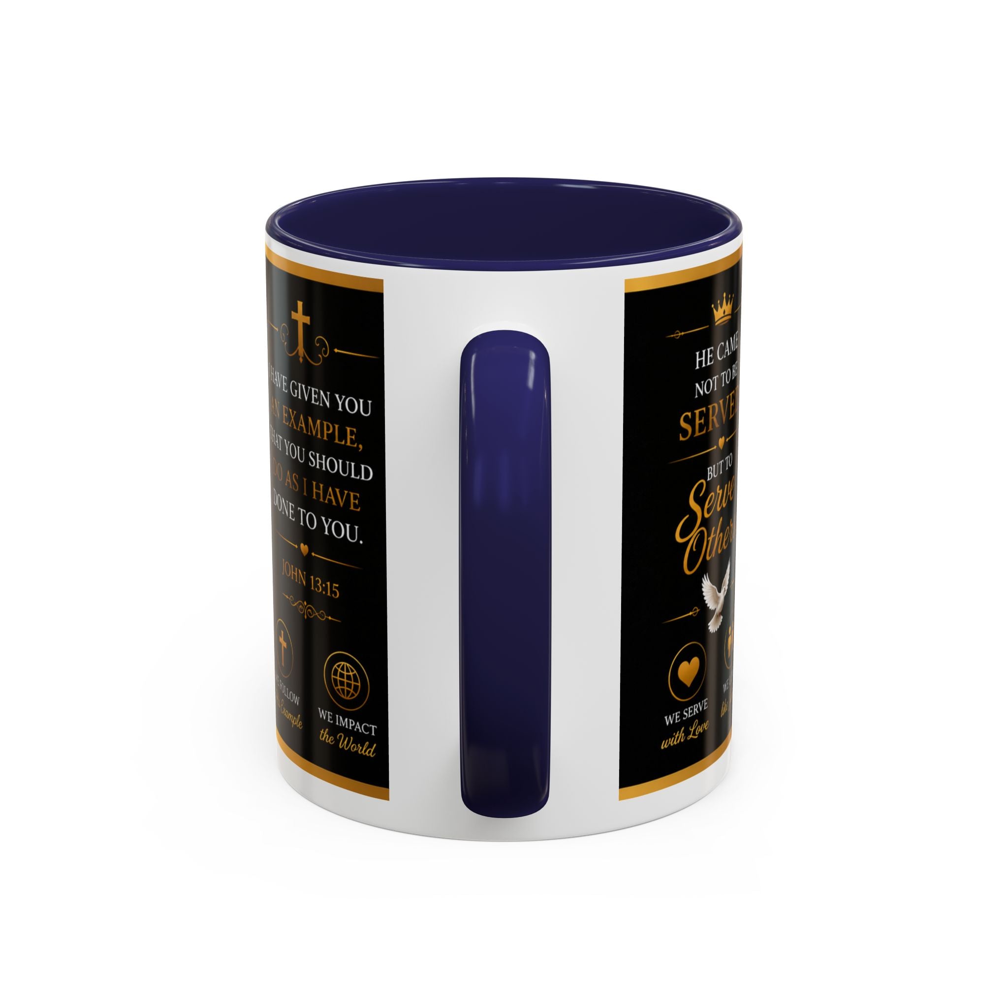 Copy of Jesus Washing Feet Coffee Mug — "I Have Given You An Example" Inspirational Christian Accent Mug