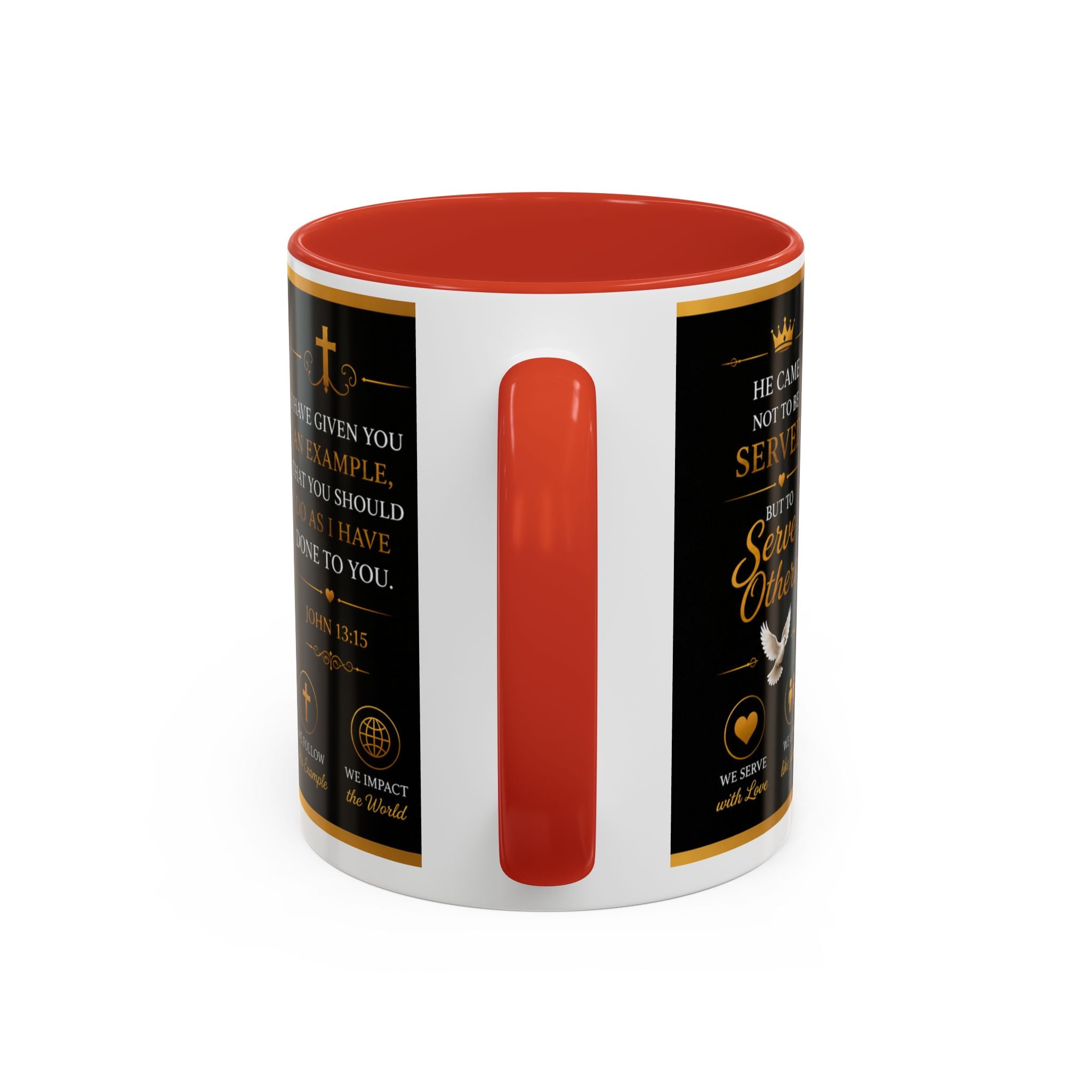 Copy of Jesus Washing Feet Coffee Mug — "I Have Given You An Example" Inspirational Christian Accent Mug