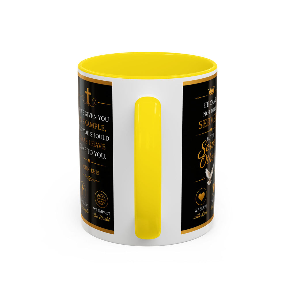 Copy of Jesus Washing Feet Coffee Mug — "I Have Given You An Example" Inspirational Christian Accent Mug