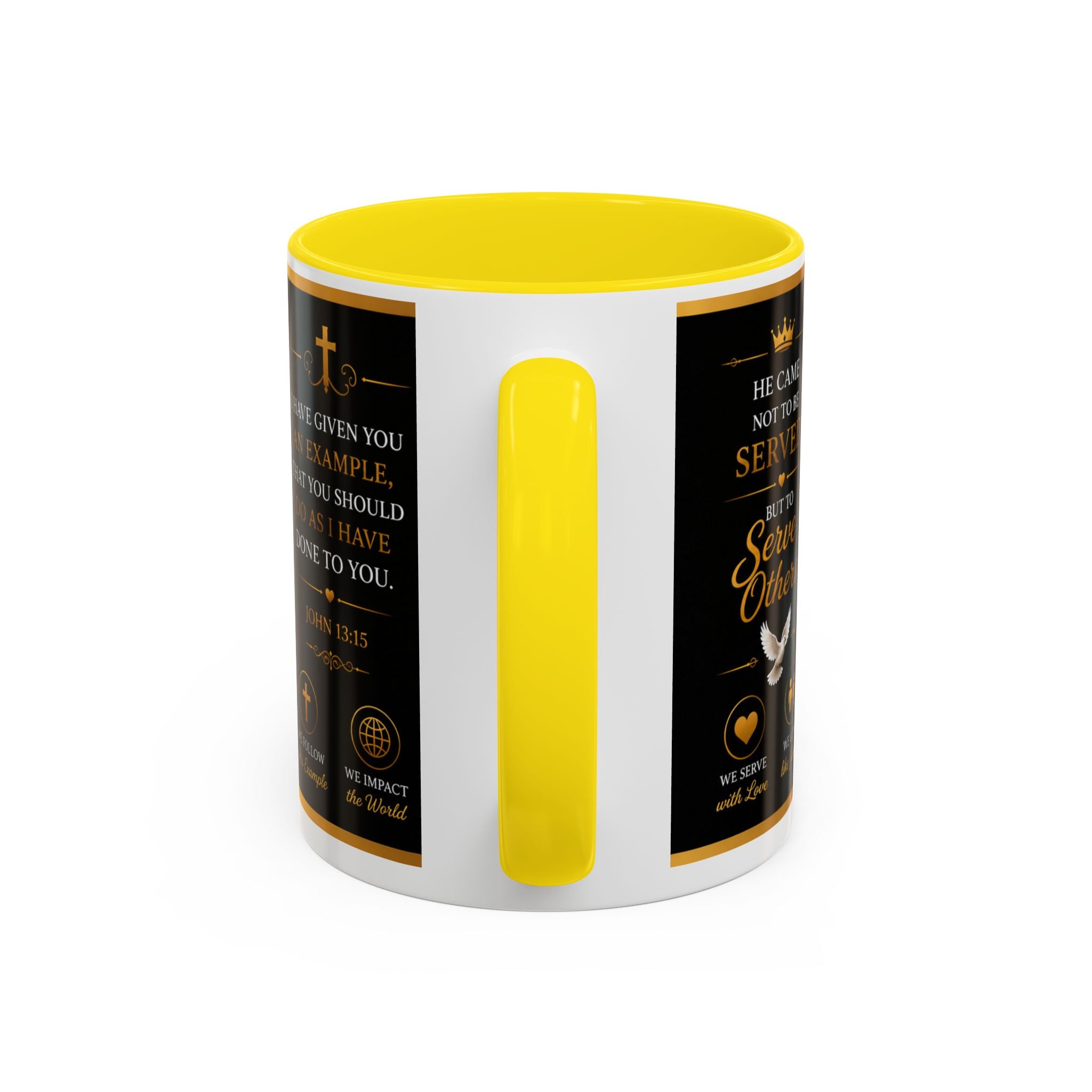 Copy of Jesus Washing Feet Coffee Mug — "I Have Given You An Example" Inspirational Christian Accent Mug