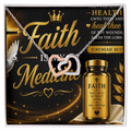 Faith Is My Medicine™ Interlocking Hearts Necklace – Healing • Hope • Faith